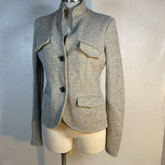 Standard James Perse sz 2 Gray Terry Blazer - Picture 1 of 14